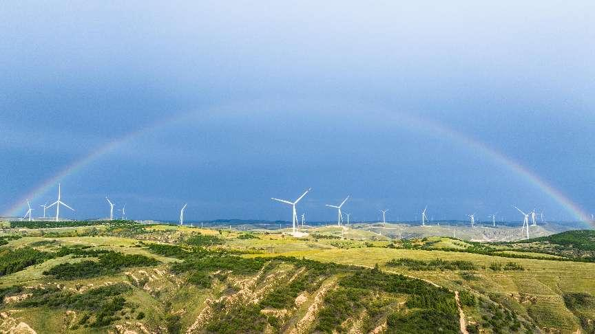 新能源風光項目。受訪者供圖